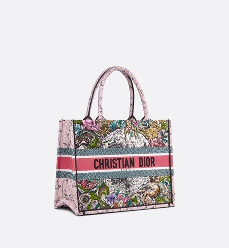 small dior book tote multicolor dior constellation embroidery